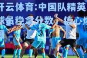 开云体育:中国队精英球员稳拿分数，信心爆棚