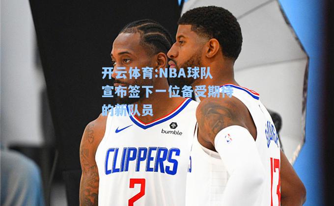 NBA球队宣布签下一位备受期待的新队员